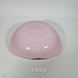 Barbini Murano Bubble Glass Ashtray Cigarette Italian Art Glass Bowl Pink Gold
