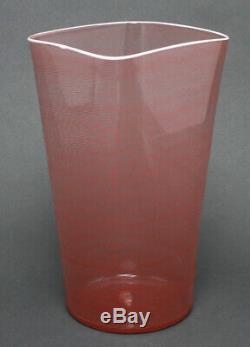 Barovier & Toso Mezzafiligrana Vintage Vase, Murano, Italy, Mid-Century Modern