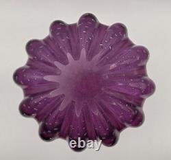 Barovier & Toso Murano Italy Large Bullicante Cased Glass Vase Italy 1930s-1950s