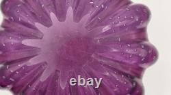 Barovier & Toso Murano Italy Large Bullicante Cased Glass Vase Italy 1930s-1950s