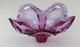 Beautiful Large Pink Art Glass Centerpiece Bowl Vase Mid Century Modern MCM