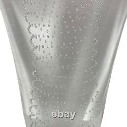 Beranek Skrdlovice Pavel Juda Czech Republic Controlled Bubbles Art Glass Vase