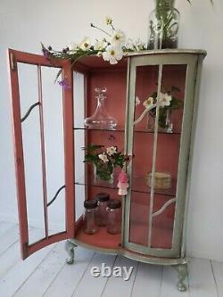 Bespoke Handpainted Art Deco Glazed Cabinet