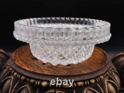 Bohemian Pink Opalescent Art Glass Peony Fairy Lamp Shade w Clarke's Pyramid Cup