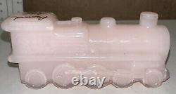 Boyd Glass Six Piece Boyd's Special Train Set # 82 In Rosie Pink 1999 Signed All