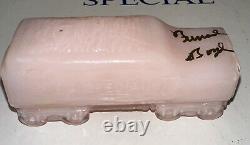 Boyd Glass Six Piece Boyd's Special Train Set # 82 In Rosie Pink 1999 Signed All