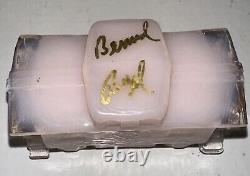 Boyd Glass Six Piece Boyd's Special Train Set # 82 In Rosie Pink 1999 Signed All