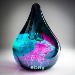 Caithness Glass Dignity Collectors Society Annual Paperweight 2001 Closed @ 1165