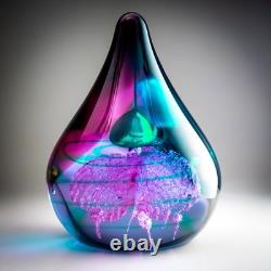 Caithness Glass Dignity Collectors Society Annual Paperweight 2001 Closed @ 1165