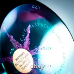 Caithness Glass Dignity Collectors Society Annual Paperweight 2001 Closed @ 1165 Caithness Glass Dignity Collectors Society Annual Paperweight 2001 Closed @ 1165