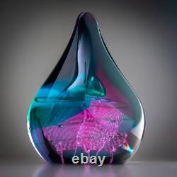 Caithness Glass Dignity Collectors Society Annual Paperweight 2001 Closed @ 1165