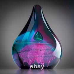 Caithness Glass Dignity Collectors Society Annual Paperweight 2001 Closed @ 1165
