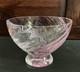 Caithness Glass Flamenco Medium Bowl 160 Dawn Pink Art Glass Scotland B177RM