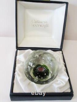 Caithness Glass Paperweight Seabase 1976 + Box Made in Scotland