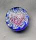 Caithness Scotland Paperweight Art Glass Signed Pink Heart Romance Signed Number