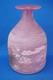 Cenedese Glassworks Vase blown glass Murano Italy pink Acid Design 1900 20th