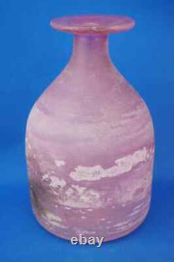 Cenedese Glassworks Vase blown glass Murano Italy pink Acid Design 1900 20th Cenedese Glassworks Vase blown glass Murano Italy pink Acid Design 1900 20th