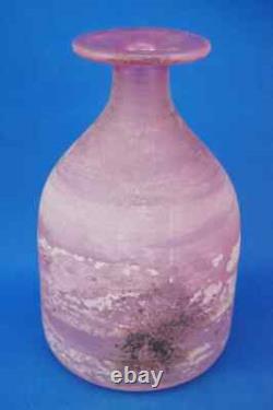 Cenedese Glassworks Vase blown glass Murano Italy pink Acid Design 1900 20th Cenedese Glassworks Vase blown glass Murano Italy pink Acid Design 1900 20th