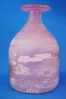Cenedese Glassworks Vase blown glass Murano Italy pink Acid Design 1900 20th Cenedese Glassworks Vase blown glass Murano Italy pink Acid Design 1900 20th