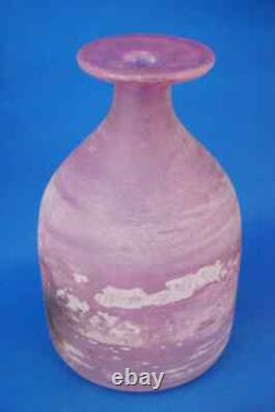 Cenedese Glassworks Vase blown glass Murano Italy pink Acid Design 1900 20th Cenedese Glassworks Vase blown glass Murano Italy pink Acid Design 1900 20th