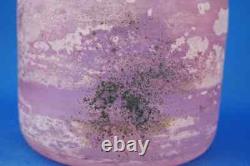 Cenedese Glassworks Vase blown glass Murano Italy pink Acid Design 1900 20th Cenedese Glassworks Vase blown glass Murano Italy pink Acid Design 1900 20th