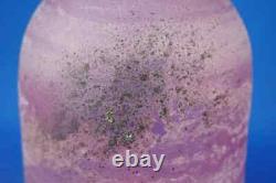 Cenedese Glassworks Vase blown glass Murano Italy pink Acid Design 1900 20th Cenedese Glassworks Vase blown glass Murano Italy pink Acid Design 1900 20th