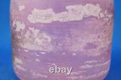 Cenedese Glassworks Vase blown glass Murano Italy pink Acid Design 1900 20th Cenedese Glassworks Vase blown glass Murano Italy pink Acid Design 1900 20th