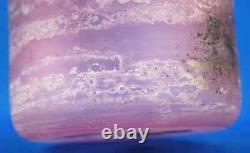 Cenedese Glassworks Vase blown glass Murano Italy pink Acid Design 1900 20th Cenedese Glassworks Vase blown glass Murano Italy pink Acid Design 1900 20th