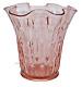 Central Glass Works Frances #2010 Pink Large Flared Vase