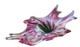 Chribska Czech Art Glass Centerpiece Bowl Pink Josef Hospodka Freeform Wave