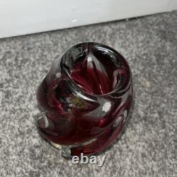 Chribska, Vintage Czech Art Glass Vase Josef Hospodka