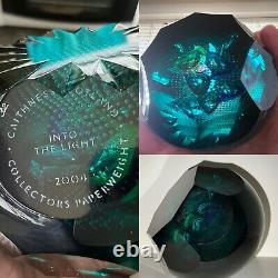 Collectors CAITHNESS PAPERWEIGHT INTO THE LIGHT MAGNUM SARAH PETERSON 2004 1.2