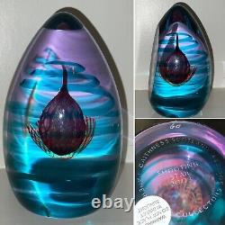 Collectors CAITHNESS PAPERWEIGHT INTO THE LIGHT MAGNUM SARAH PETERSON 2004 1.2