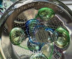Collectors Society CAITHNESS PAPERWEIGHT ARTISAN H MacDONALD 2007 6.5 MAGNUM