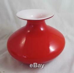 Coral & Opal Kastrup-Holmegaard Carnaby Vase Lovely Rare Find