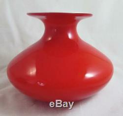 Coral & Opal Kastrup-Holmegaard Carnaby Vase Lovely Rare Find