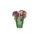 DAUM Rose Passion Vase 05287 FRANCE CRYSTAL GLASS New Pink Green Numbered Edit