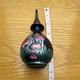 D Barry's iridescent Art Glass Perfume Bottle with Stopper Floral 7in