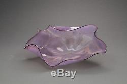 Dale Chihuly Pink 1984 Seaform Signed contemporary glass art