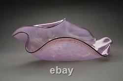 Dale Chihuly Pink 1984 Seaform, Signed contemporary glass art