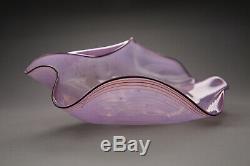 Dale Chihuly Pink 1984 Seaform Signed contemporary glass art