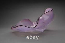 Dale Chihuly Pink 1984 Seaform, Signed contemporary glass art