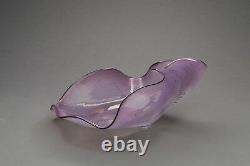 Dale Chihuly Pink 1984 Seaform, Signed contemporary glass art