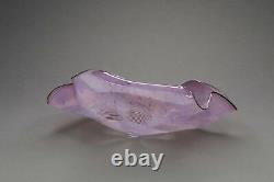 Dale Chihuly Pink 1984 Seaform, Signed contemporary glass art