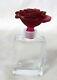 Daum 5270-1/c Rose Passion Perfume Bottle Brand New In Box Red Rose Cap Love F/s