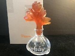 Daum France Pate De Verre Perfume Bottle Safran Saffron 6 Mint withBox MSRP $695
