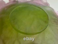 Daum Large Rose Bowl #01672 Retail $1,980 Pate de Verre French Crystal NEW