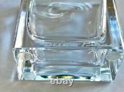 Daum Rose Perfume Bottle 3923/C New in Box 4.3 Tall Signed Pate de Verre