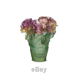 Daum Vase Rose Passion 05287