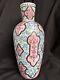 ENAMEL GLASS VASE MOROCCAN THOMAS WEBB TAPESTRY Gilded Floral Vase, 19th